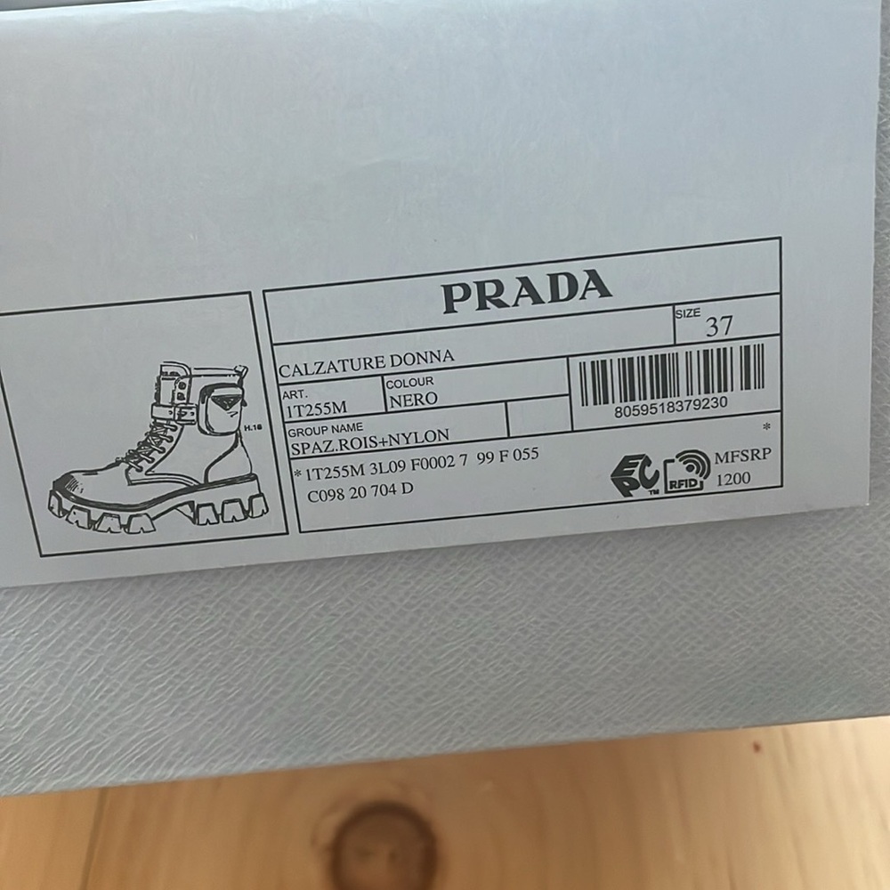 Prada Monolith Combat Ankle Boot - image 7
